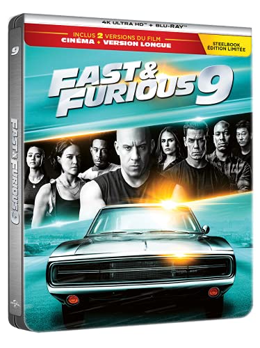 Fast And Furious 9 Edition Limitée Steelbook Blu-ray 4K Ultra HD